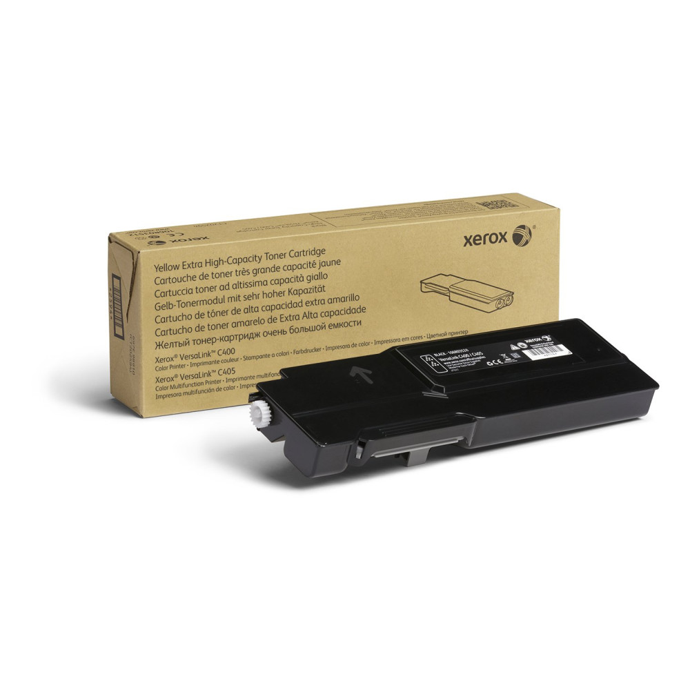Xerox Cartuccia toner Nero a Altissima capacità da 10500 Pagine per Stampante a colori ® VersaLink® C400/multifunzione a color Xerox Cartuccia toner Nero a Altissima capacità da 10500 Pagine per Stampante a colori ® VersaLink® C400/multifunzione a color