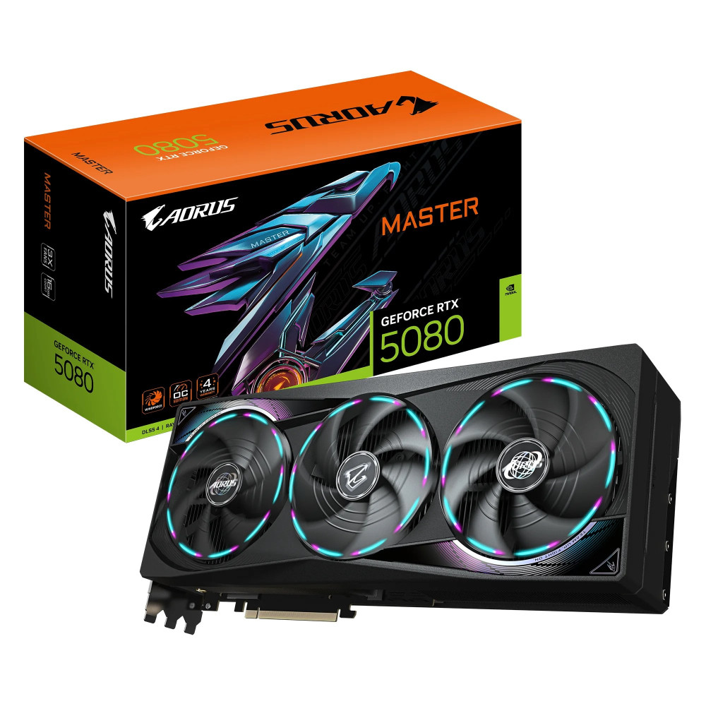 Gigabyte AORUS GeForce RTX 5080 MASTER 16G - Edizione OC