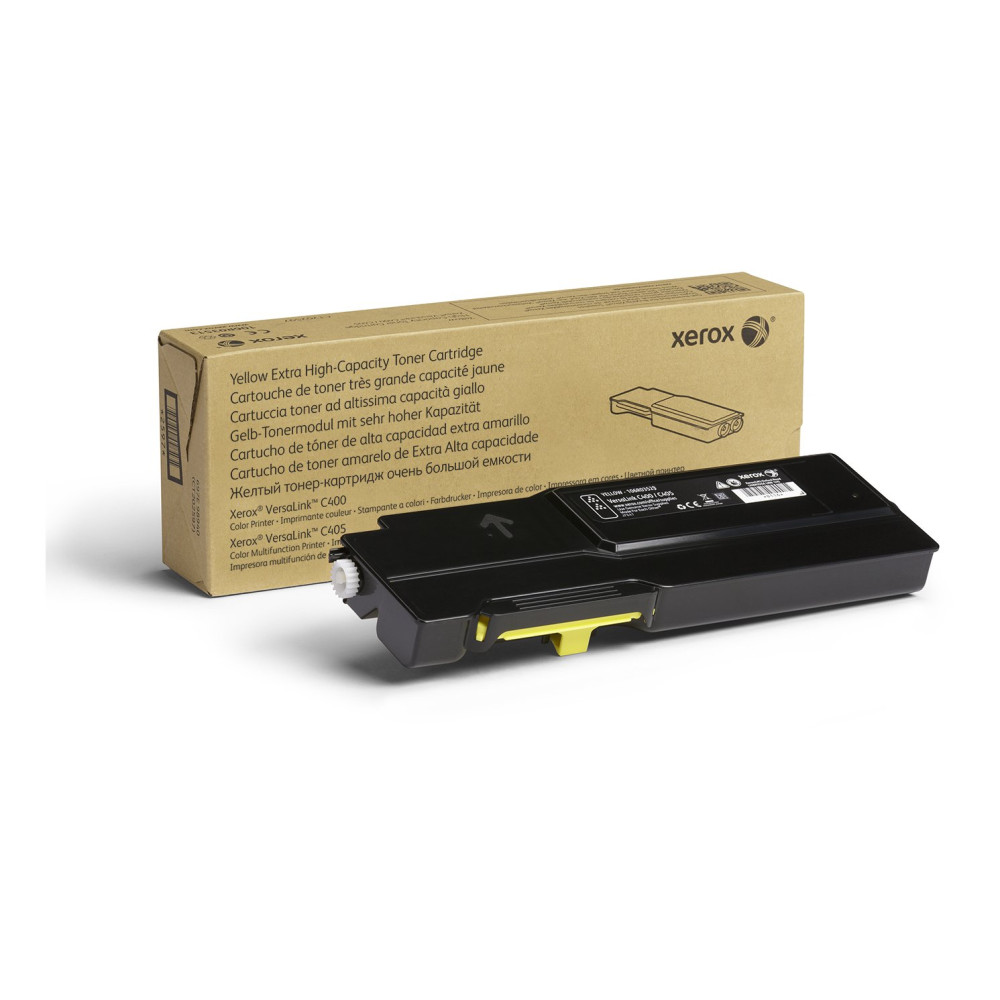 Xerox Cartuccia toner Giallo a Altissima capacità da 8000 Pagine per Stampante a colori ® VersaLink® C400/multifunzione a colo Xerox Cartuccia toner Giallo a Altissima capacità da 8000 Pagine per Stampante a colori ® VersaLink® C400/multifunzione a colo