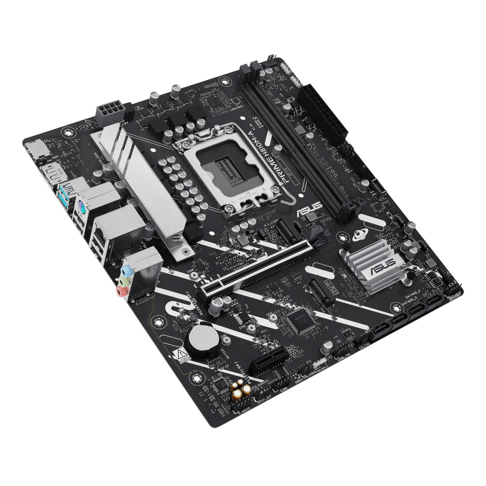 ASUS PRIME H810M-A-CSM - Scheda madre - micro ATX - LGA1851 Socket - Chipset H810 - USB-C 3.2 Gen 1, USB 3.2 Gen 2, USB 3.2 Gen 