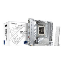 Gigabyte AORUS B860I PRO ICE - Scheda madre - Mini-ITX - LGA1851 Socket - Chipset B860 - USB4, USB-C 3.2 Gen2, USB 3.2 Gen1, USB