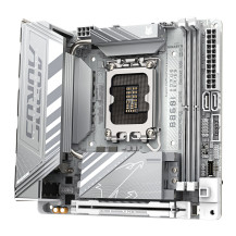 Gigabyte AORUS B860I PRO ICE - Scheda madre - Mini-ITX - LGA1851 Socket - Chipset B860 - USB4, USB-C 3.2 Gen2, USB 3.2 Gen1, USB
