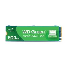 WD Green SN350 NVMe SSD WDS500G2G0C-00CDH0 - SSD - 500 GB - interno - M.2 2280 - PCIe 3.0 x4 (NVMe)