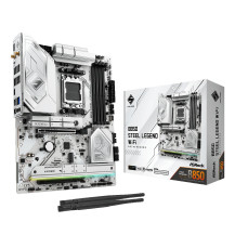 ASRock B850 STEEL LEGEND WIFI - Scheda madre - ATX - Socket AM5 - Chipsatz AMD B850 - USB-C 3.2 Gen 2x2, USB-C 3.2 Gen 1 - Wi-Fi