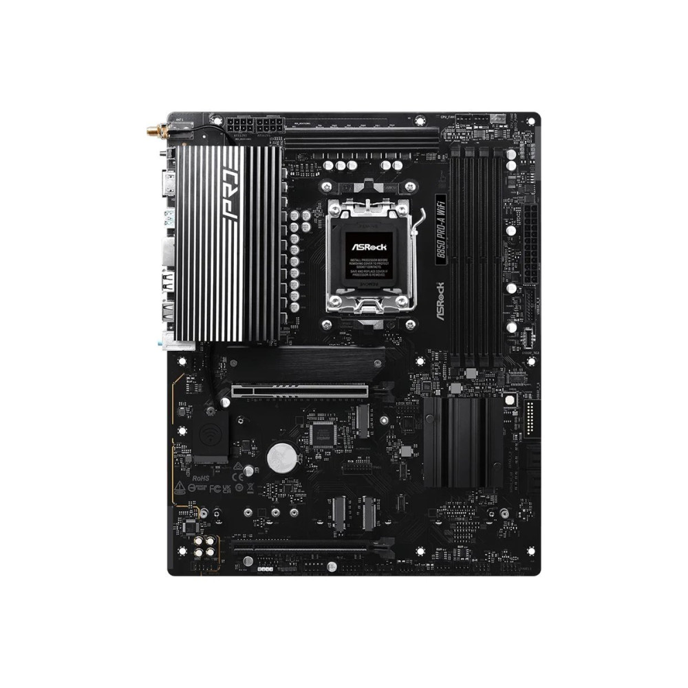 ASRock B850 Pro-A WiFi - Scheda madre - ATX - Socket AM5 - Chipsatz AMD B850 - USB-C 3.2 Gen 2x2, USB-C 3.2 Gen 1, USB 3.2 Gen 1