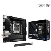 ASRock B860I WiFi - Scheda madre - Mini-ITX - LGA1851 Socket - Chipset B860 - USB-C 3.2 Gen 2x2, USB-C 3.2 Gen 2, USB 3.2 Gen 2,