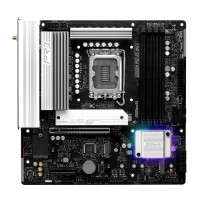 ASRock B860M Pro RS WiFi - Scheda madre - micro ATX - LGA1851 Socket - Chipset B860 - USB-C 3.2 Gen 2x2, USB-C 3.2 Gen 2, USB 3.