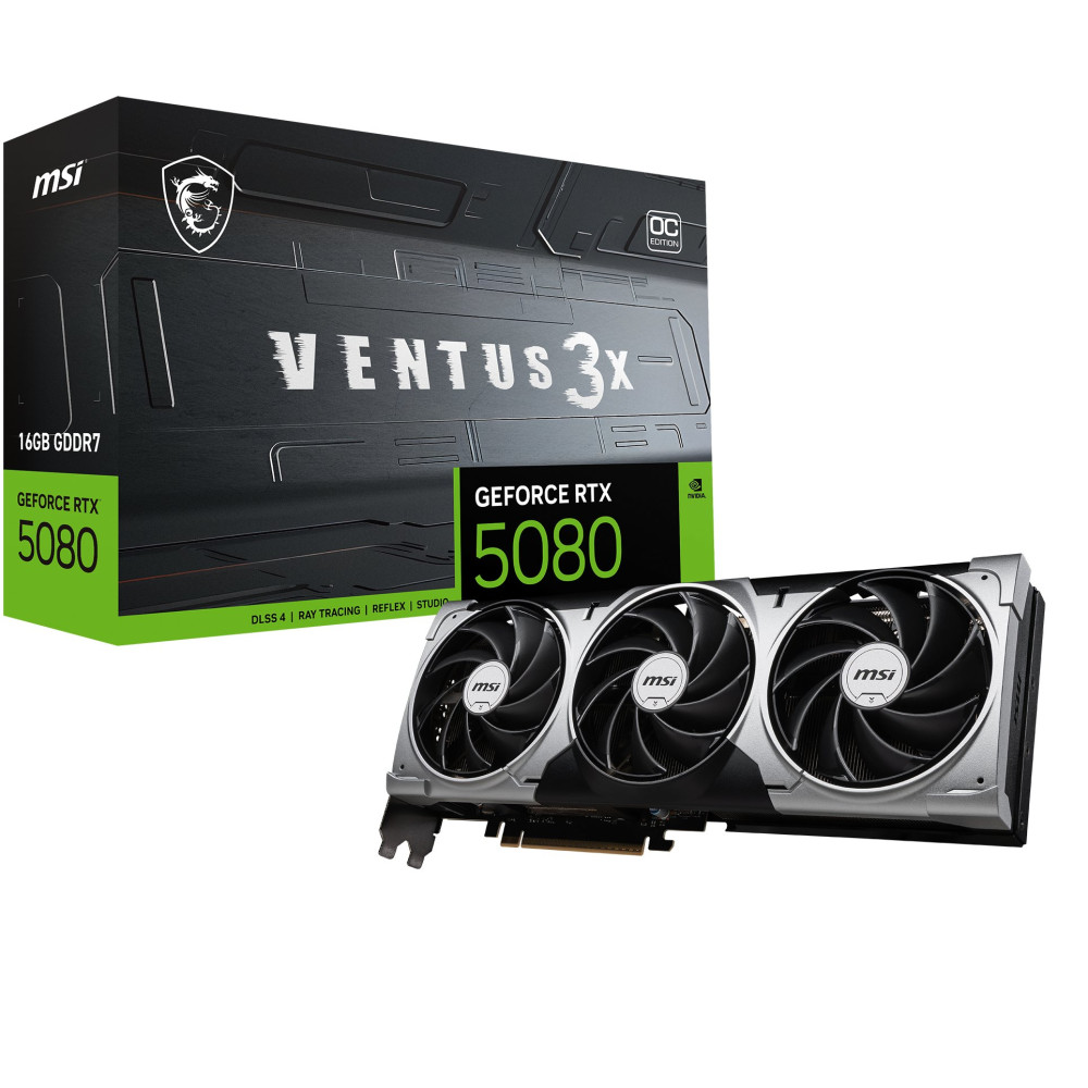 MSI GeForce RTX 5080 16G VENTUS 3X OC - Scheda video