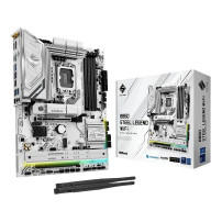 ASRock B860 STEEL LEGEND WIFI - Scheda madre - ATX - LGA1851 Socket - Chipset B860 - USB4, USB-C 3.2 Gen2, USB 3.2 Gen 2, USB 3.