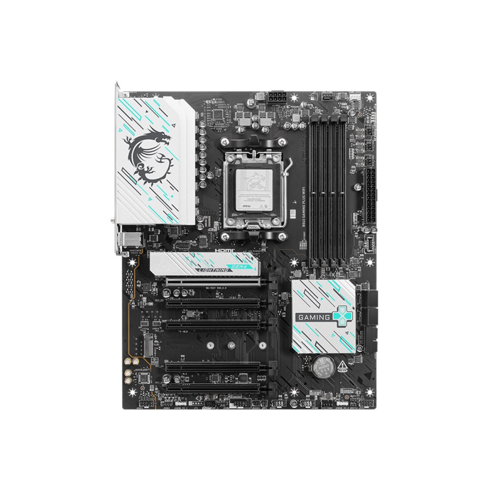 MSI B840 GAMING PLUS WIFI - Scheda madre - ATX - Socket AM5 - Chipset AMD B840 - USB 3.2 Gen 2, USB-C 3.2 Gen 2, USB 3.2 Gen 1 -