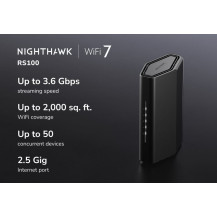 Netgear Nighthawk RS100 - Router wireless con switch a 4 porte