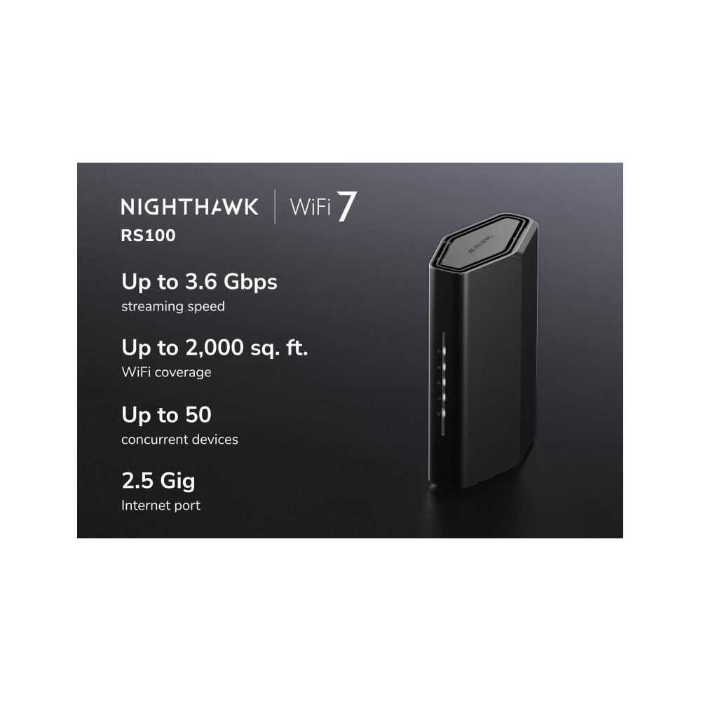 Netgear Nighthawk RS100 - Router wireless con switch a 4 porte