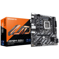 Gigabyte H810M S2H - Scheda madre - micro ATX - LGA1851 Socket - Chipset H810 - USB-C 3.2 Gen 1, USB 3.2 Gen 1 - LAN Gigabit - G