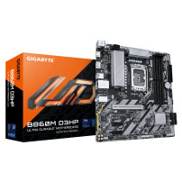 Gigabyte B860M D3HP - Scheda madre - micro ATX - LGA1851 Socket - Chipset B860 - USB-C 3.2 Gen 1, USB 3.2 Gen 1 - LAN Gigabit - 