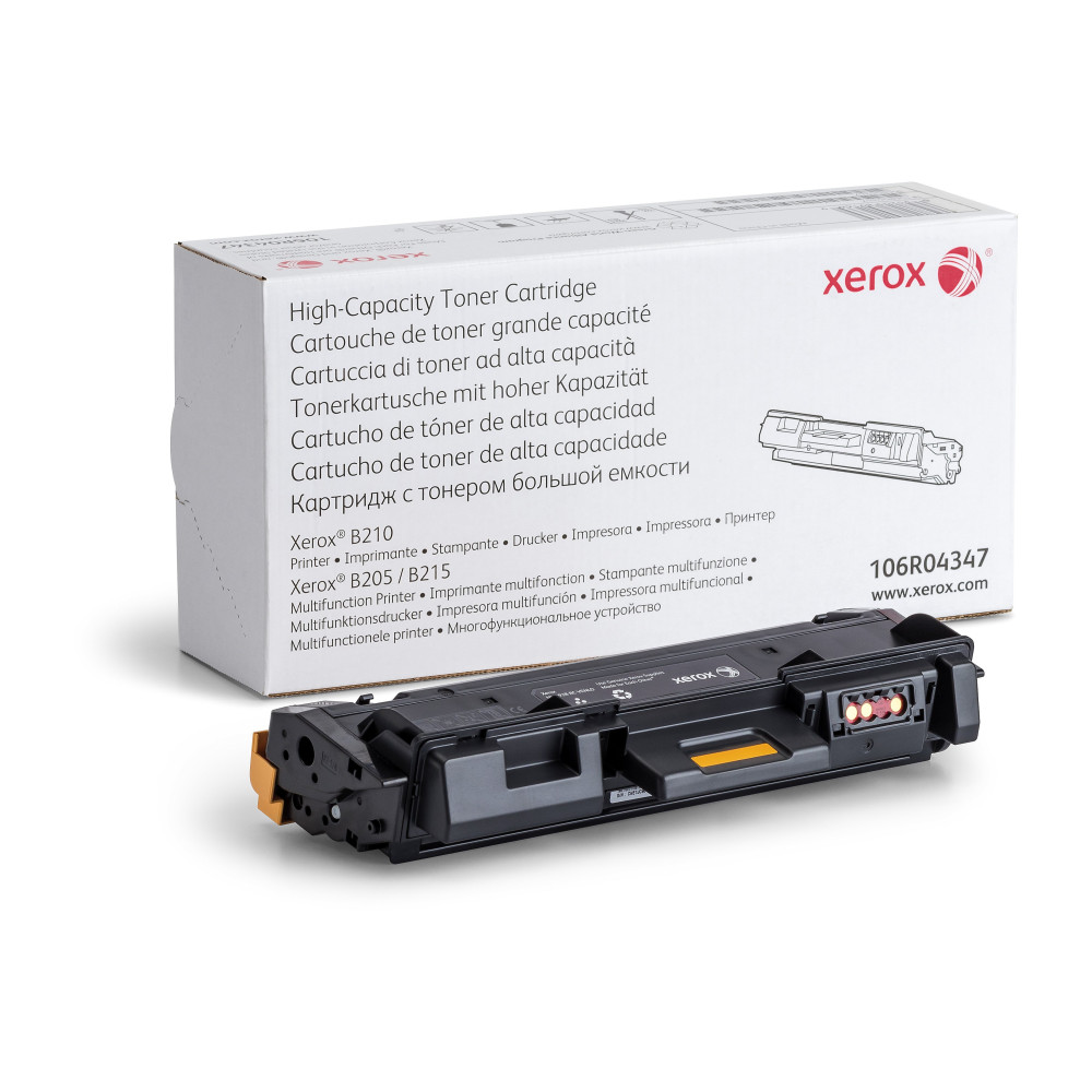 Xerox Cartuccia toner Nero a Alta capacità da 3000 Pagine per Stampante ® B210, Stampante multifunzione ® B205/ ® B215 (106R04 Xerox Cartuccia toner Nero a Alta capacità da 3000 Pagine per Stampante ® B210, Stampante multifunzione ® B205/ ® B215 (106R04
