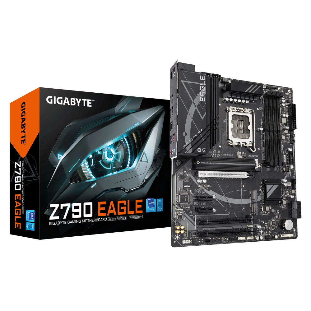 Scheda madre Gigabyte Z790 EAGLE - Supporta CPU della 14┬¬ generazione Intel Core, 12+1+1 fasi VRM, fino a 7600MHz DDR5 (OC), 3x