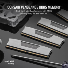 Corsair Vengeance CMK32GX5M2B6000Z30W, 32 GB, 2 x 16 GB, DDR5, 6000 MHz, 288-pin DIMM, Bianco