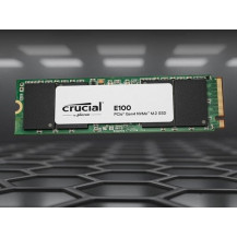Crucial E100 - SSD - 480 GB - interno - M.2 2280 - PCIe 4.0 x4 (NVMe)