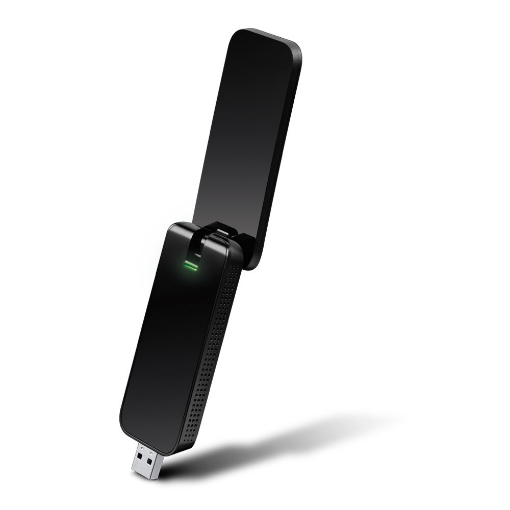TP-LINK AC1300-Dualband-USB-WLAN-Adapter, Senza fili, USB, WLAN, Wi-Fi 5 (802.11ac), 867 Mbit/s, Nero