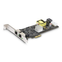StarTech.com Startech 2-Port 2.5Gbps PoE Network Card, Intel