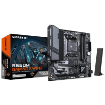 Gigabyte B550M GAMING X WIFI6 - Scheda madre - micro ATX - Socket AM4 - Scheda madre AMD B550 - USB 3.2 Gen 1 - LAN Gigabit, Wi-