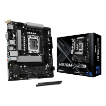 ASRock H810M-X WIFI - Scheda madre - micro ATX - LGA1851 Socket - Chipset H810 - USB-C 3.2 Gen 1, USB 3.2 Gen 1 - LAN Gigabit 2.