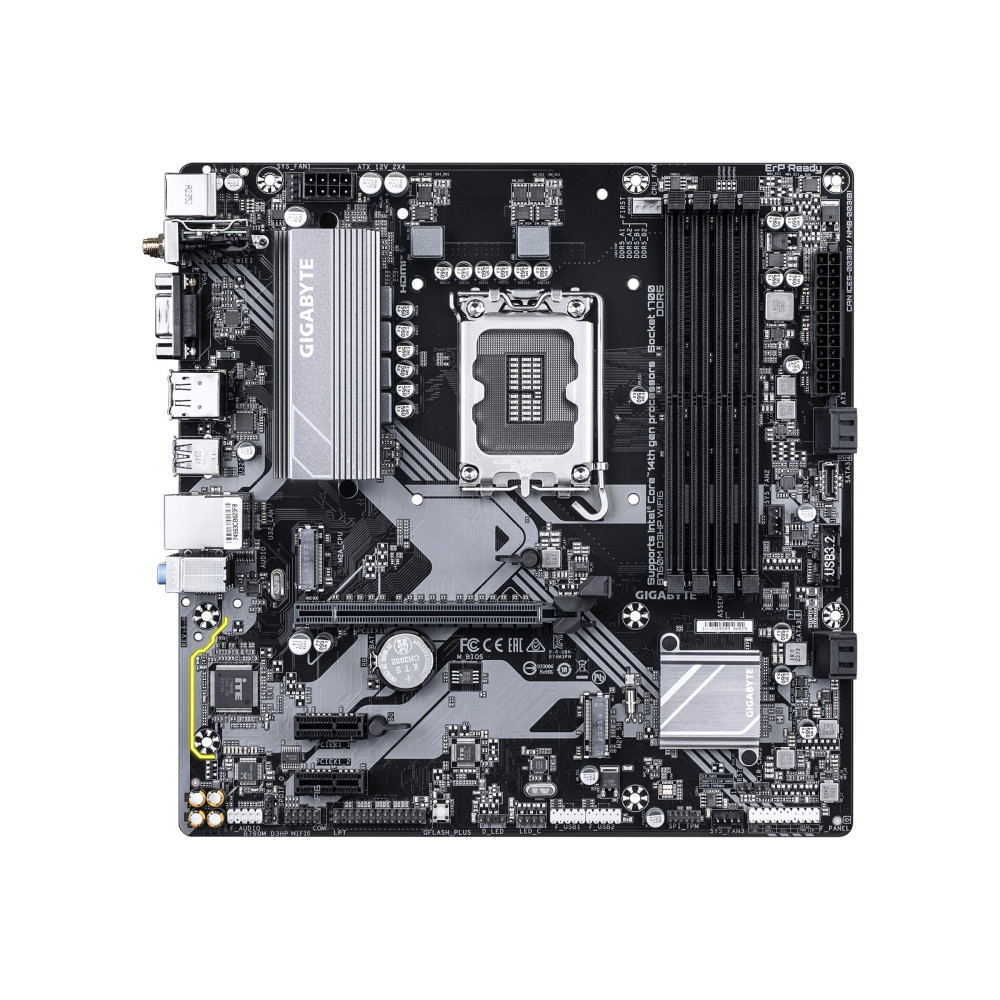 Gigabyte B760M D3HP WIFI6 - Scheda madre - micro ATX - Sockel LGA1700 - Chipset B760 - USB-C 3.2 Gen 1, USB 3.2 Gen 1 - LAN Giga