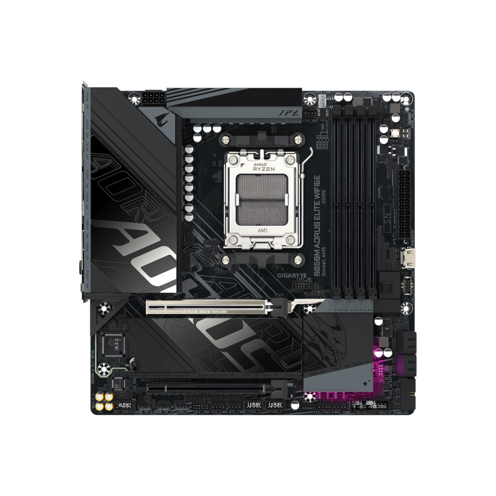 Gigabyte AORUS B850M ELITE WIFI6E - Scheda madre - micro ATX - Socket AM5 - Chipsatz AMD B850 - USB-C 3.2 Gen 2x2, USB-C 3.2 Gen