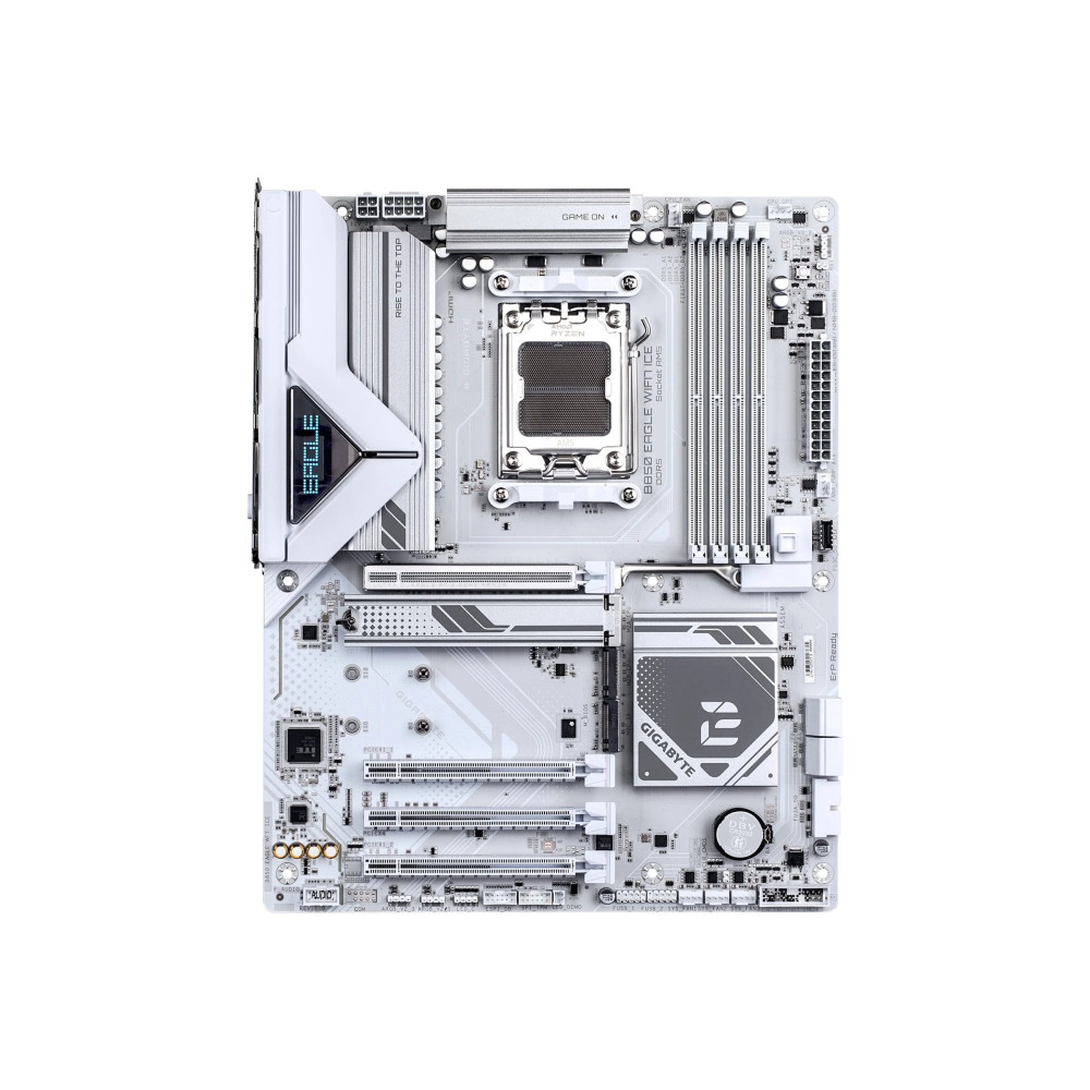 Gigabyte B850 AQUILA WIFI7 ICE - Scheda madre - ATX - Socket AM5 - Chipsatz AMD B850 - USB-C 3.2 Gen 1, USB 3.2 Gen 1, USB 3.2 G