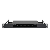 Monta-Lancom per dispositivi di rete - Frontmontage, montabile anche dietro - Nero - 48,3 cm (19")