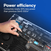 Crucial P510 - SSD - 2 TB - interno - M.2 2280 - PCI Express 5.0 x4 (NVMe)