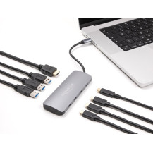 Docking station Delock - USB-C / Thunderbolt