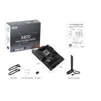 ASUS X870 MAX GAMING WIFI7 - Scheda madre - ATX - Socket AM5 - Scheda madre AMD X870 - USB4, USB-C 3.2 Gen 2x2, USB 3.2 Gen 2, U