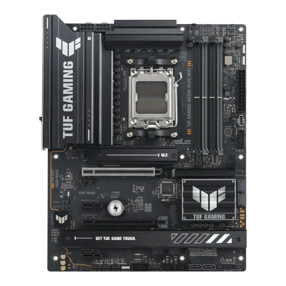 ASUS TUF GAMING B650E-PLUS WIFI - Scheda madre - ATX - Socket AM5 - Chipset AMD B650 - USB-C Gen 2x2, USB-C 3.2 Gen2, USB 3.2 Ge