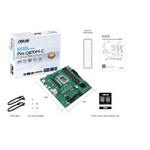 ASUS Pro Q870M-C-CSM - Scheda madre - micro ATX - LGA1851 Socket - Chipsatz Q870 - USB-C 3.2 Gen2, USB 3.2 Gen 1, USB 3.2 Gen 2 