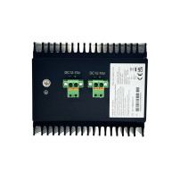 Switch industriale gestito LevelOne 20-port L2+, 8x 1GbE RJ45, 8x 1GbE SFP, 4x 1/2.5/10GbE SFP+, montaggio su DIN-rail, -40┬░C a