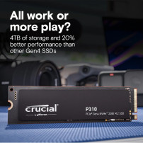 Crucial P310 - SSD - 4 TB - interno - M.2 2280 - PCIe 4.0 x4 (NVMe)
