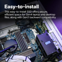 Crucial P310 - SSD - 4 TB - interno - M.2 2280 - PCIe 4.0 x4 (NVMe)