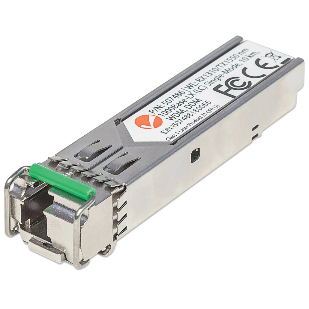 Modulo Trasmettitore Intellinet Ottico, SFP a Doppia Direzione per Fibra Gigabit WDM, 1000Base-Lx (LC)