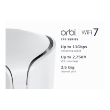 Netgear Orbi 770 Series RBE770 - Sistema WLAN - (Extender)