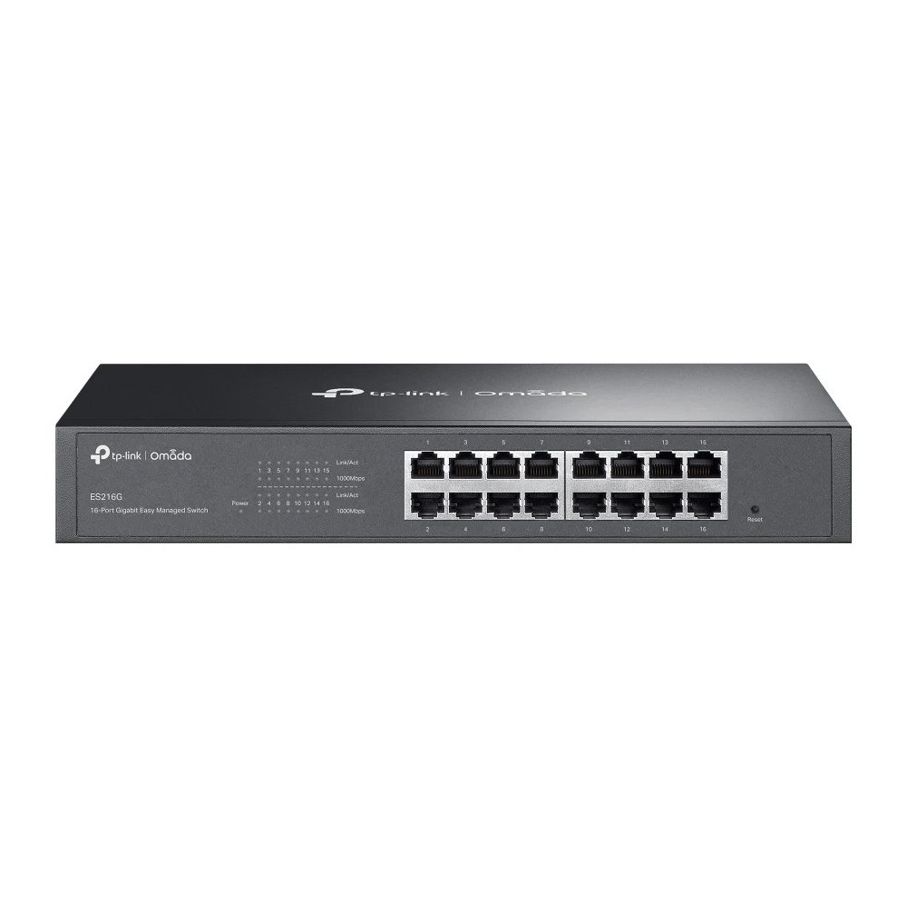 TP-LINK Omada ES216G, gestito, livello L2, Ethernet Gigabit (10/100/1000), montaggio rack