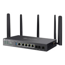 TP-LINK Omada DR3650v 4G+ Cat6 AX3000 Wi-Fi 6 Gateway desktop con Gigabit DSL