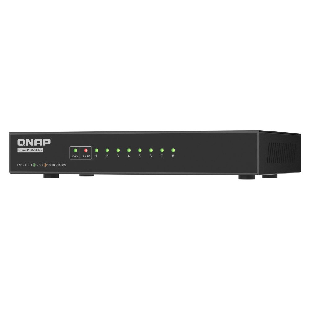QNAP QSW-1108-8T-R2 - Switch - senza gestione - 8