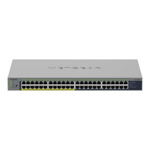 Netgear GS748PP - Switch - senza gestione - 24 x 10/100/1000 + 24 x 10/100/1000 (PoE+)