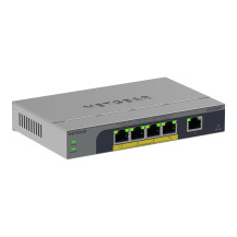 Netgear Easy Smart GS105EPP - Switch - aumento di prestazioni - L3 - Intelligente - 1 x 10/100/1000 + 4 x 10/100/1000 (PoE+)