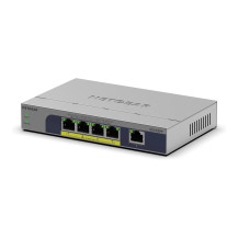 Netgear GS105PP - Switch - senza gestione - 1 x 10/100/1000 + 4 x 10/100/1000 (PoE+)