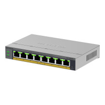 Netgear Easy Smart GS108EPP - Switch - aumento di prestazioni - L3 - Intelligente - 8 x 10/100/1000 (PoE+)