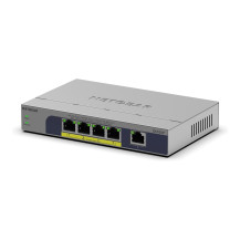 Netgear GS105P - Switch - senza gestione - 1 x 10/100/1000 + 4 x 10/100/1000 (PoE+)