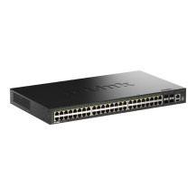 D-Link SmartPro DGS-1530-52P - Switch - Intelligente - 48 x 10/100/1000 (PoE+)