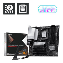 MSI PRO B850M-P WIFI - Scheda madre - micro ATX - Socket AM5 - Chipsatz AMD B850 - USB 3.2 Gen 2, USB-C 3.2 Gen 2, USB 3.2 Gen 1